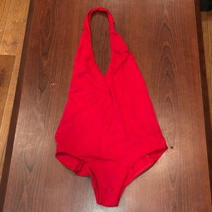American Apparel Halter Bodysuit